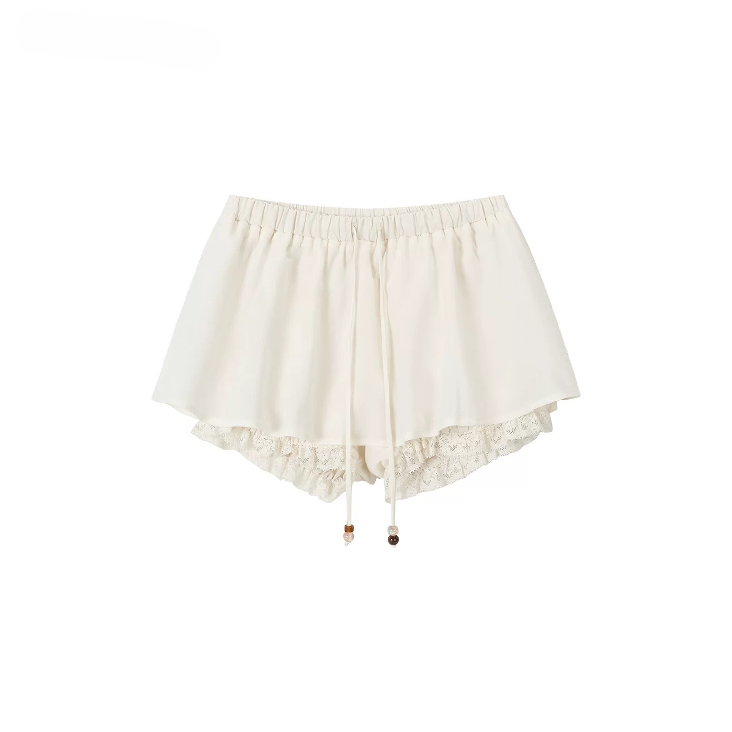 Elegant Lace-Trim V-Neck Cami &amp; Flowing Skort Set
