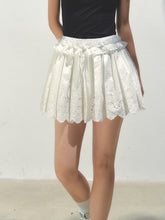 Embroidered Elastic Waist Skirt - CHINASQUAD