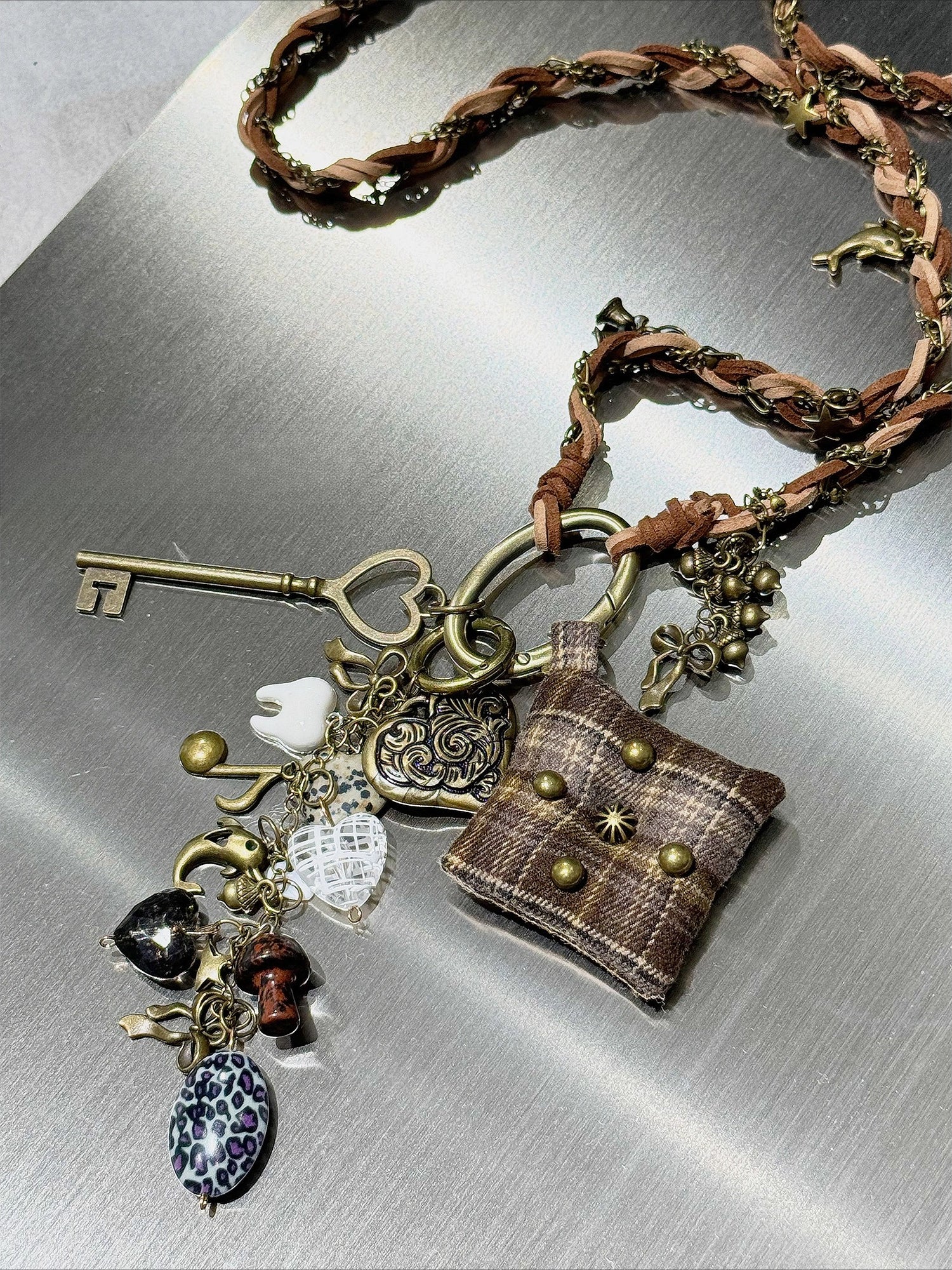 Handmade Punk Long Sweater Chain Necklace