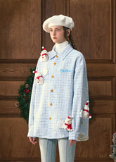 Chirstmas Snowman Bear Shirt Coat - CHINASQUAD