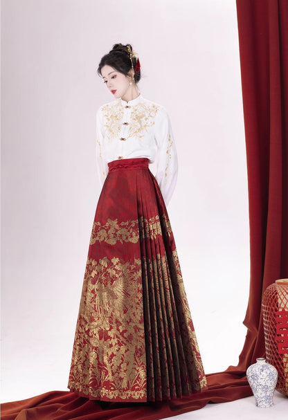 &quot;梧凤之鸣&quot;Ming-Dynasty Hanfu Set - CHINASQUAD