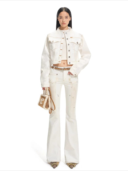 Mountain Cat Short Denim Jacket