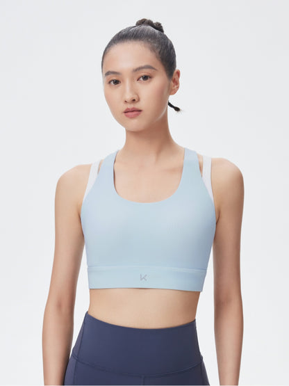 Full-back Hook Closure Sports Bra