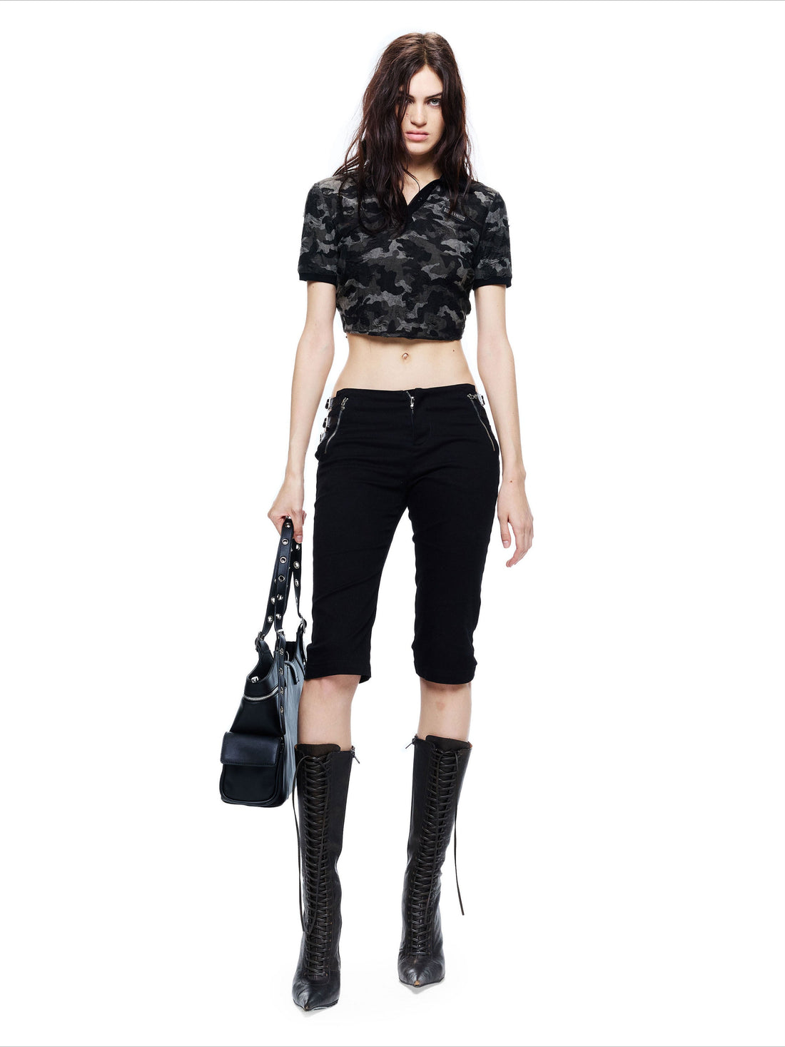 Punk Washed Panel Leggings