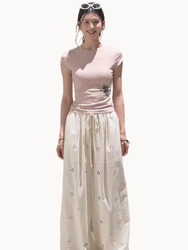 Slim-Fit Floral Print Short-Sleeve T-Shirt