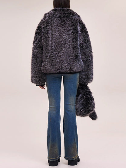 Desert Storm Hand-Painted Flared Jeans