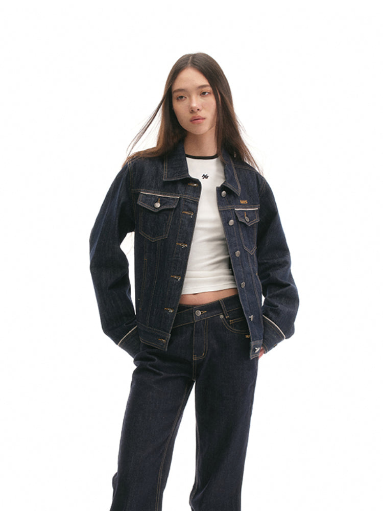 Retro Denim Jacket Set