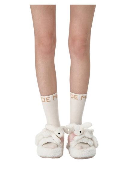 Plush Glow Doll Slide Sandals