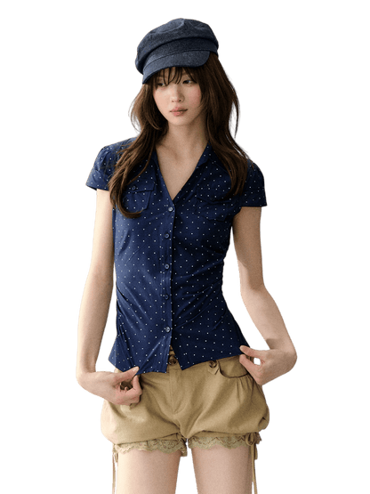 Slim Fit Pocket Short Sleeve Shirt