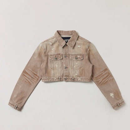 RAGE Origin Cropped Denim Jacket