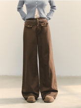Cross-Stitch Floral Wide-Leg Pants - CHINASQUAD