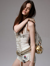 Hot-Stamped Gold & Silver Letter Printed Vest - CHINASQUAD