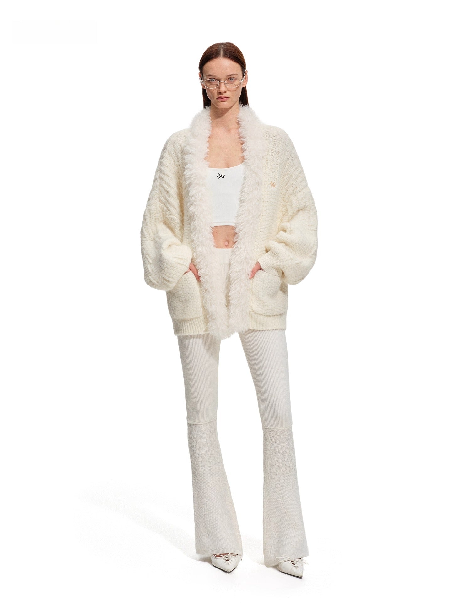 Polar Ribbed Knit Pants