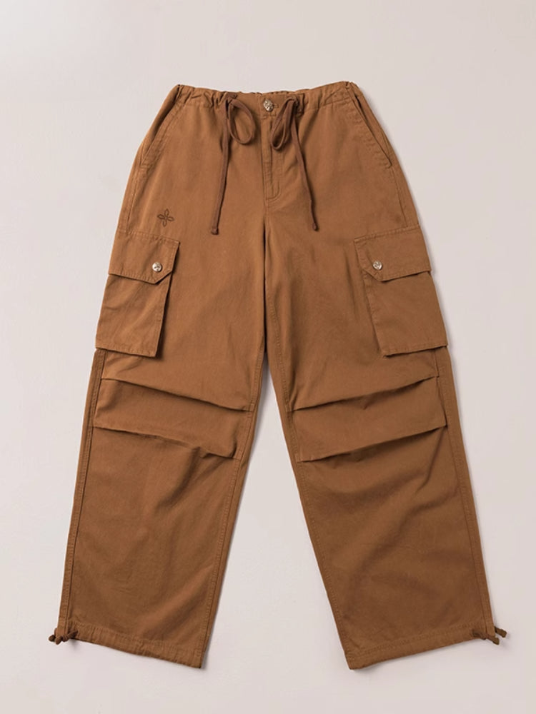 Compass Retro Para Pants Sand