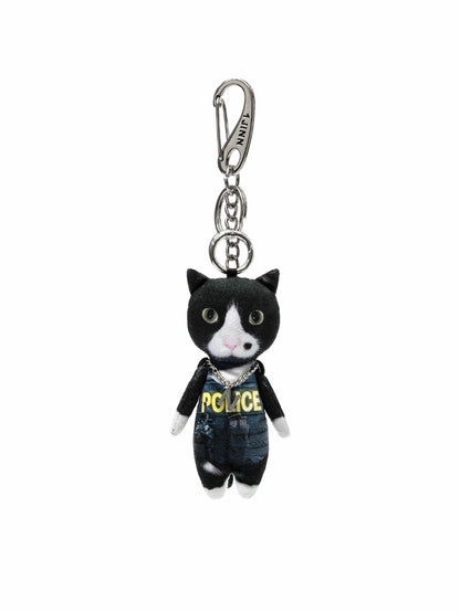 Funny 3D Cat Doll Bag Charm - CHINASQUAD