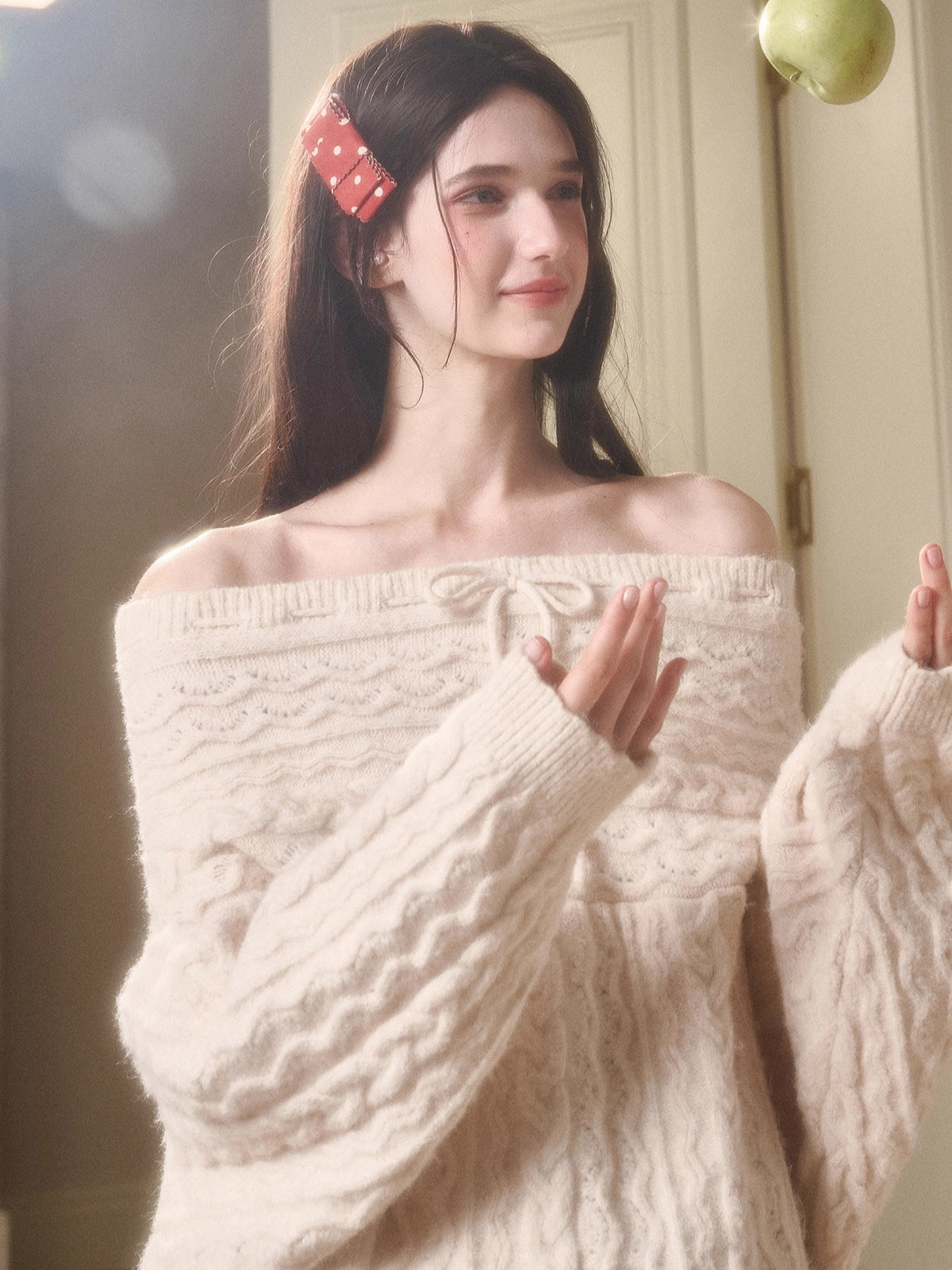 Little Deer Wool Cloud Knit Sweater &amp; Skirt/Shorts Set