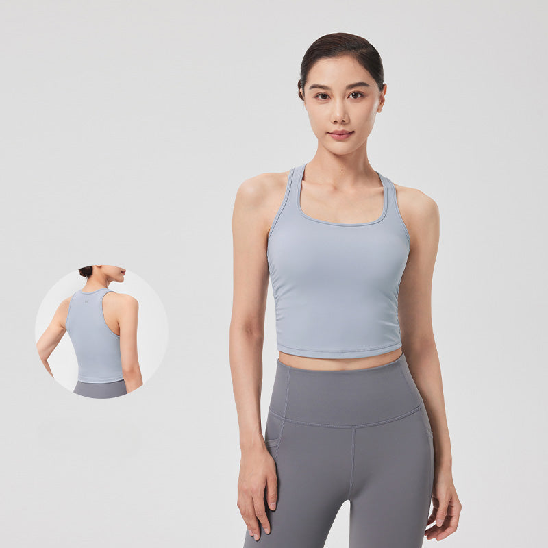 Yoga Tank with Integrated Cups