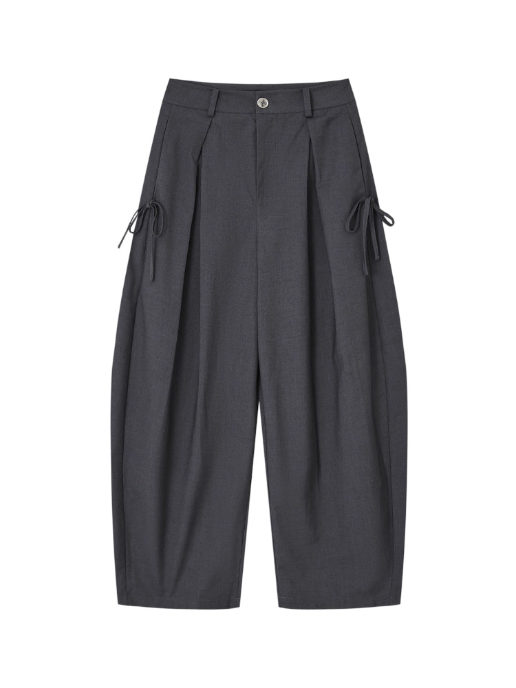 American-Style Wide-Leg Draped Scimitar Pants - CHINASQUAD