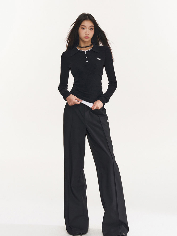 Black Urban Loose Trousers