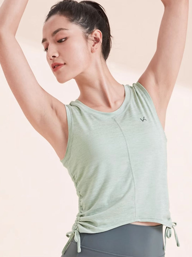 Round-neck Quick-dry Loose-fit Sports Tank Top