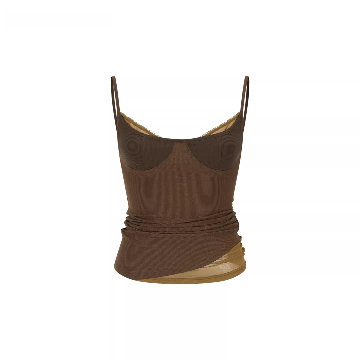 Colorblock Lyocell Knit Camisole