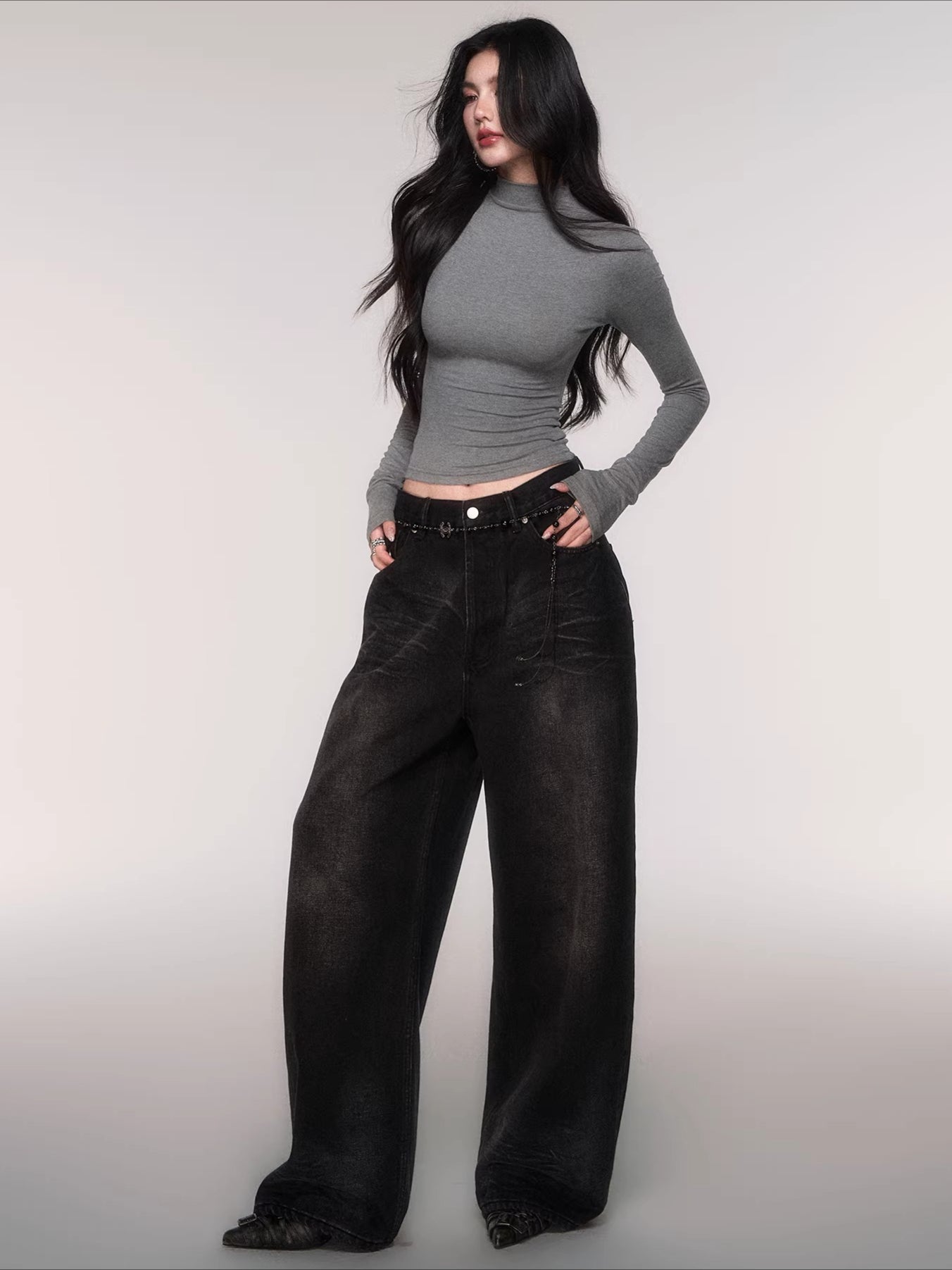 High-Stretch Mock-Neck Slim-Fit Base Layer