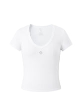 V-neck Fitted Crew-neck T-shirt - CHINASQUAD