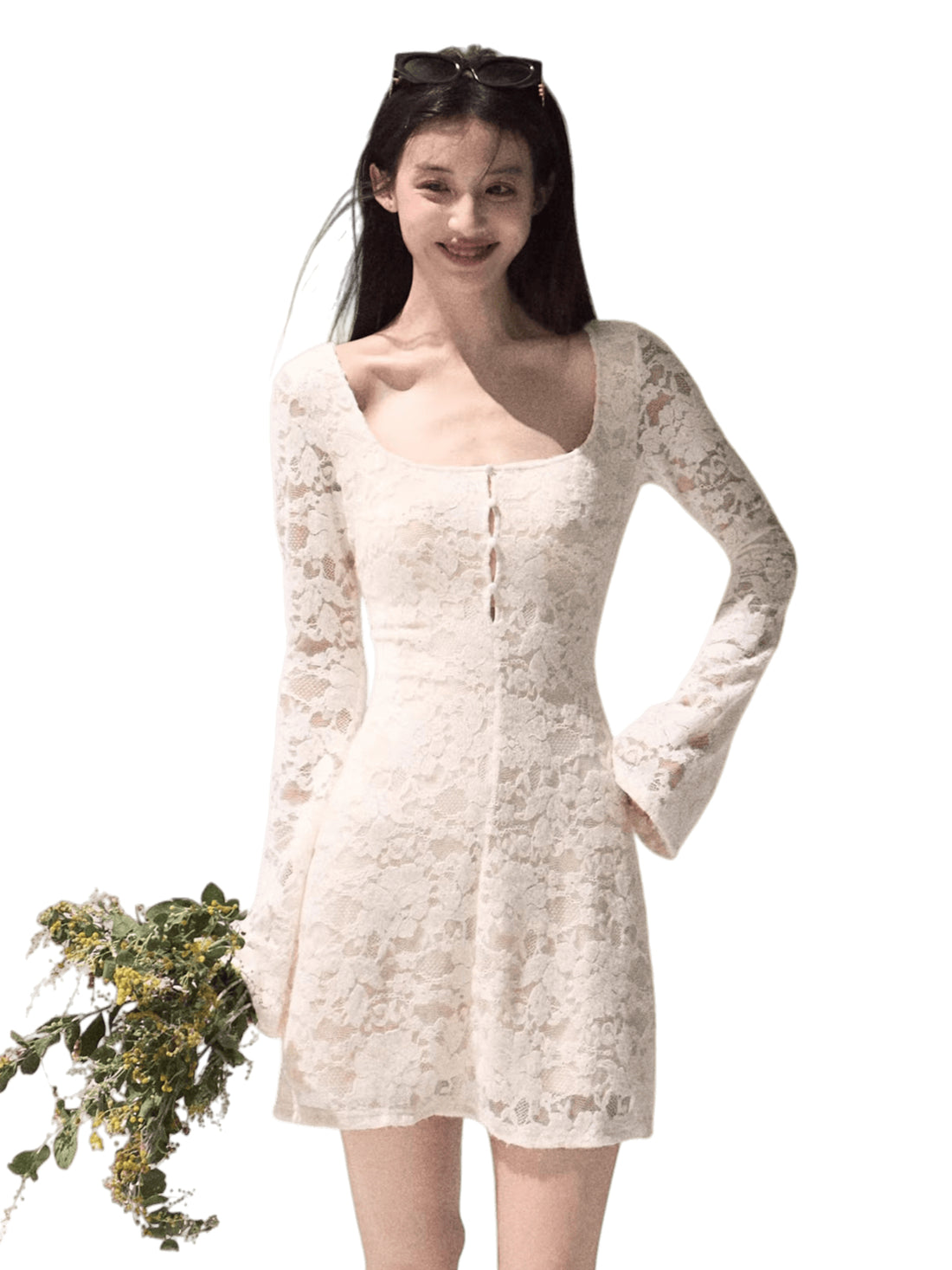 Sculpting Long-Sleeve Stretch Dress