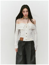 Collared Waist-fitted High-stretch Denim Jacket - CHINASQUAD