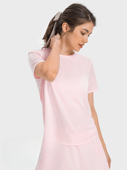 Round-neck Quick-drying Sunscreen Short Sleeve