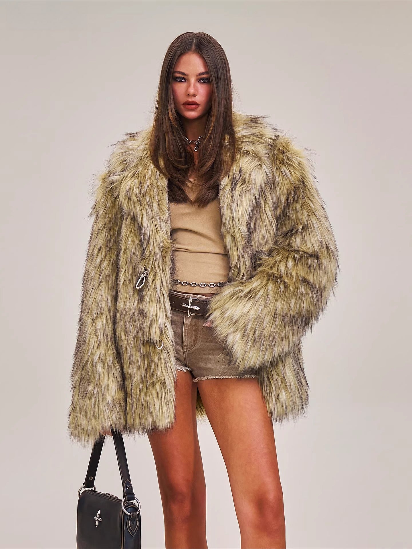 Cross Relic Wilderness Hunter Faux Fur Jacket