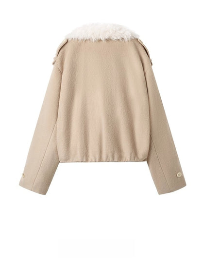 Polar Sculpted Wool-Blend Jacket