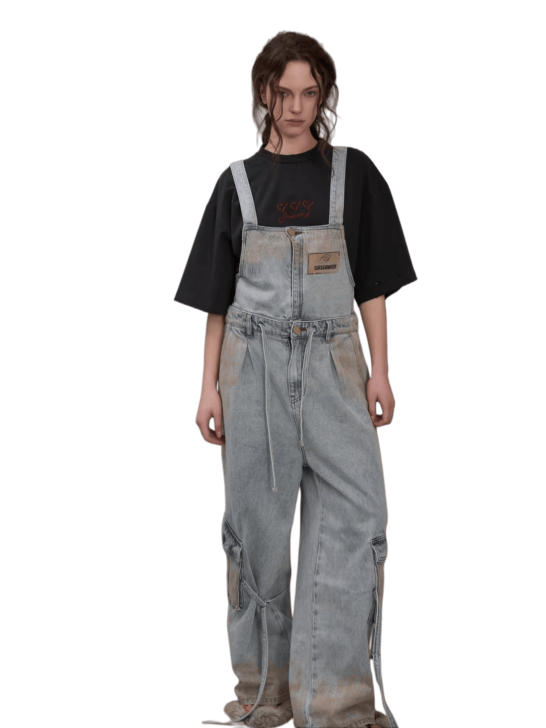 Spray-Wash Utility Pocket Relaxed Overalls