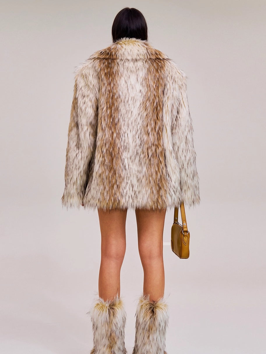 Cross Relic Wilderness Hunter Faux Fur Jacket