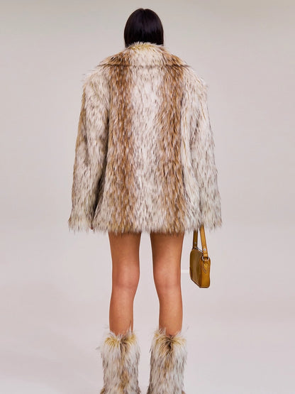 Cross Relic Wilderness Hunter Faux Fur Jacket