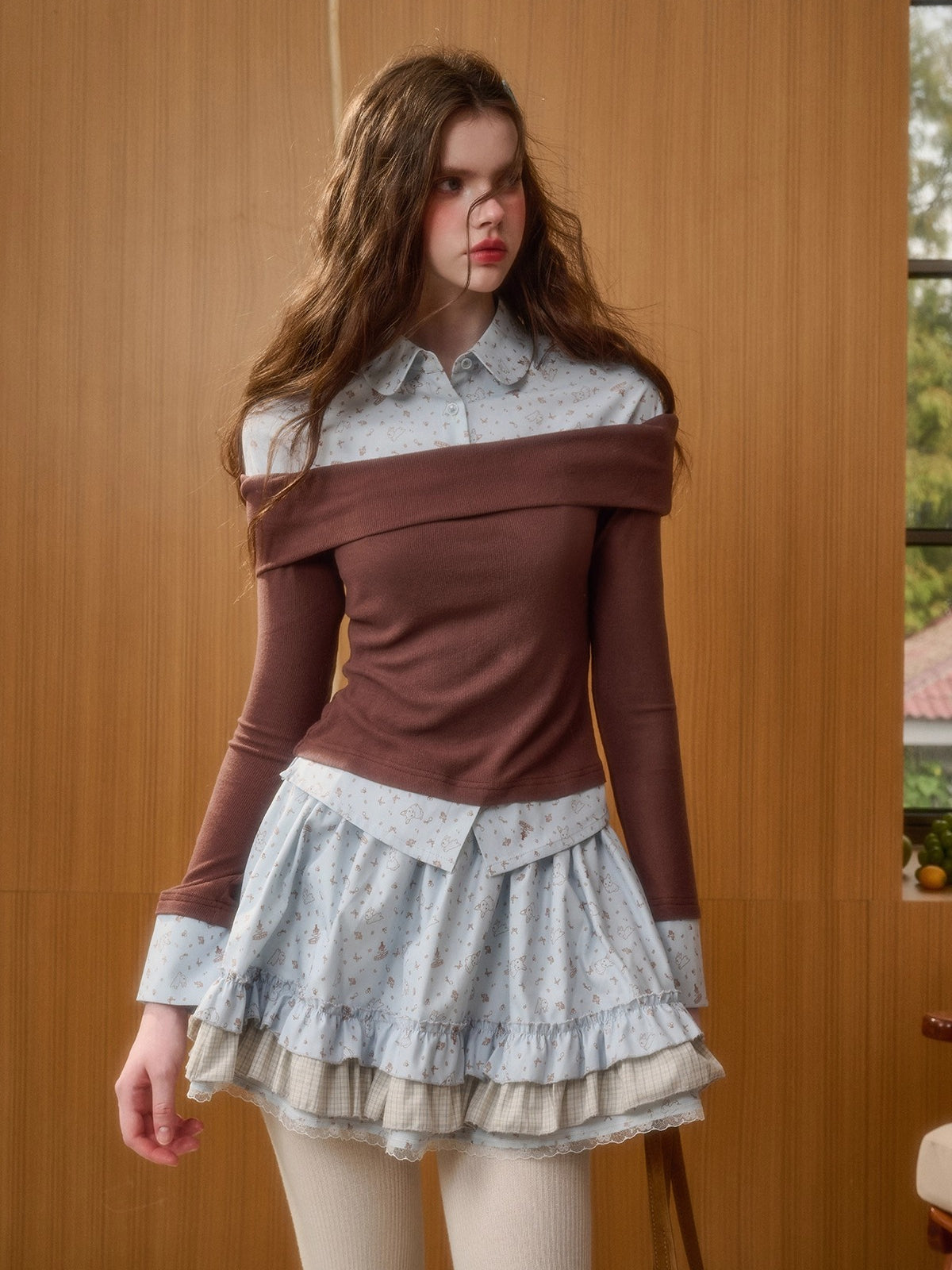 Tundra Bunny Original Printed Two-Piece Set