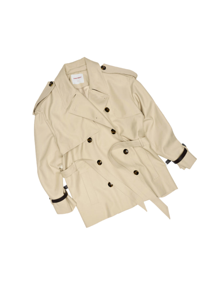 Mid-Length Trench Coat