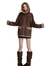 Thick Warm Faux Fur Hoodie Jacket - CHINASQUAD
