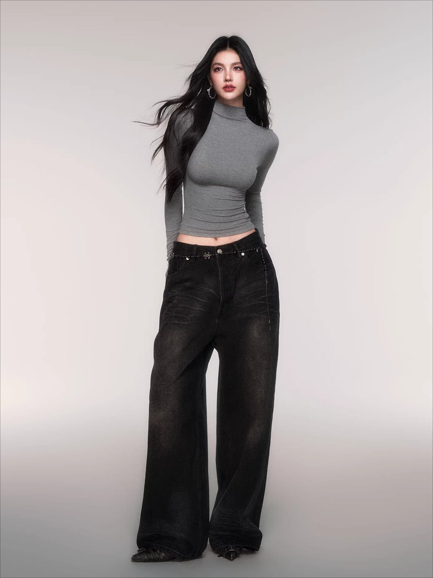 High-Stretch Mock-Neck Slim-Fit Base Layer