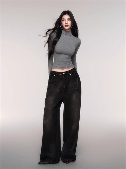 High-Stretch Mock-Neck Slim-Fit Base Layer