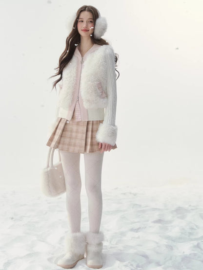 Vintage Patchwork Warm Knit Jacket