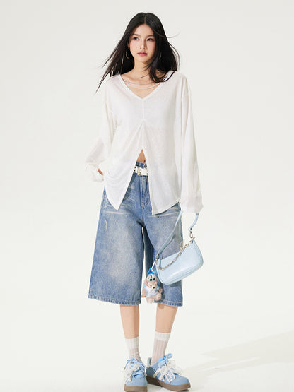 Reversible Slit Sunscreen Jacket - CHINASQUAD