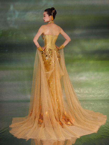 Golden Mirage Gown