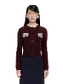 Embellished Wool-Cotton Round-Neck Knit Cardigan - CHINASQUAD