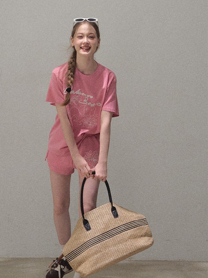 Long-Staple Cotton Relaxed Lounge Set