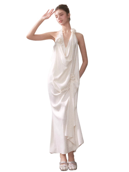 Tyndall Muse Satin Glow Maxi Dress