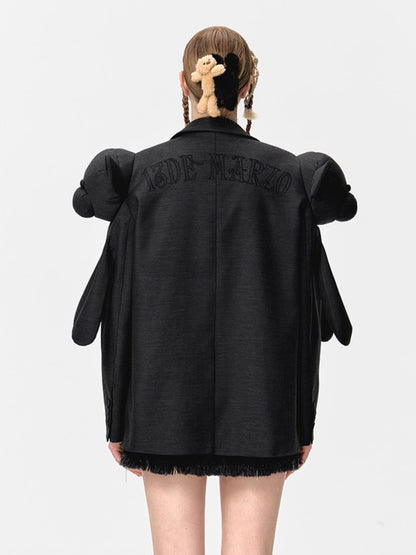 Plush Doll-Inspired Shark Hair Clip