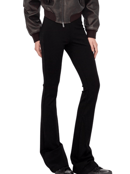 High-Stretch Slimming Micro-Flare Pants