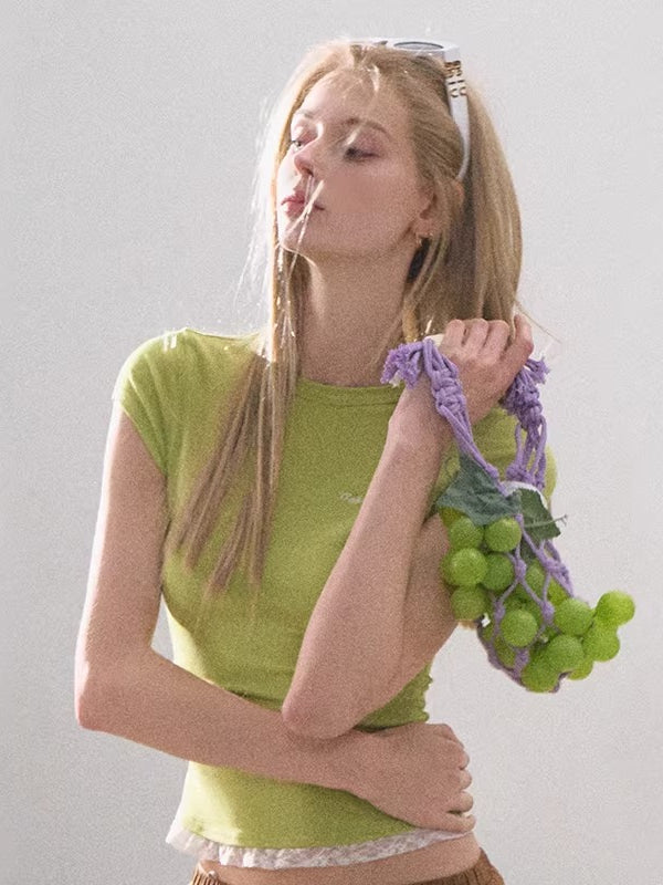 Lace-Soft Antibacterial Slim-Fit T-Shirt