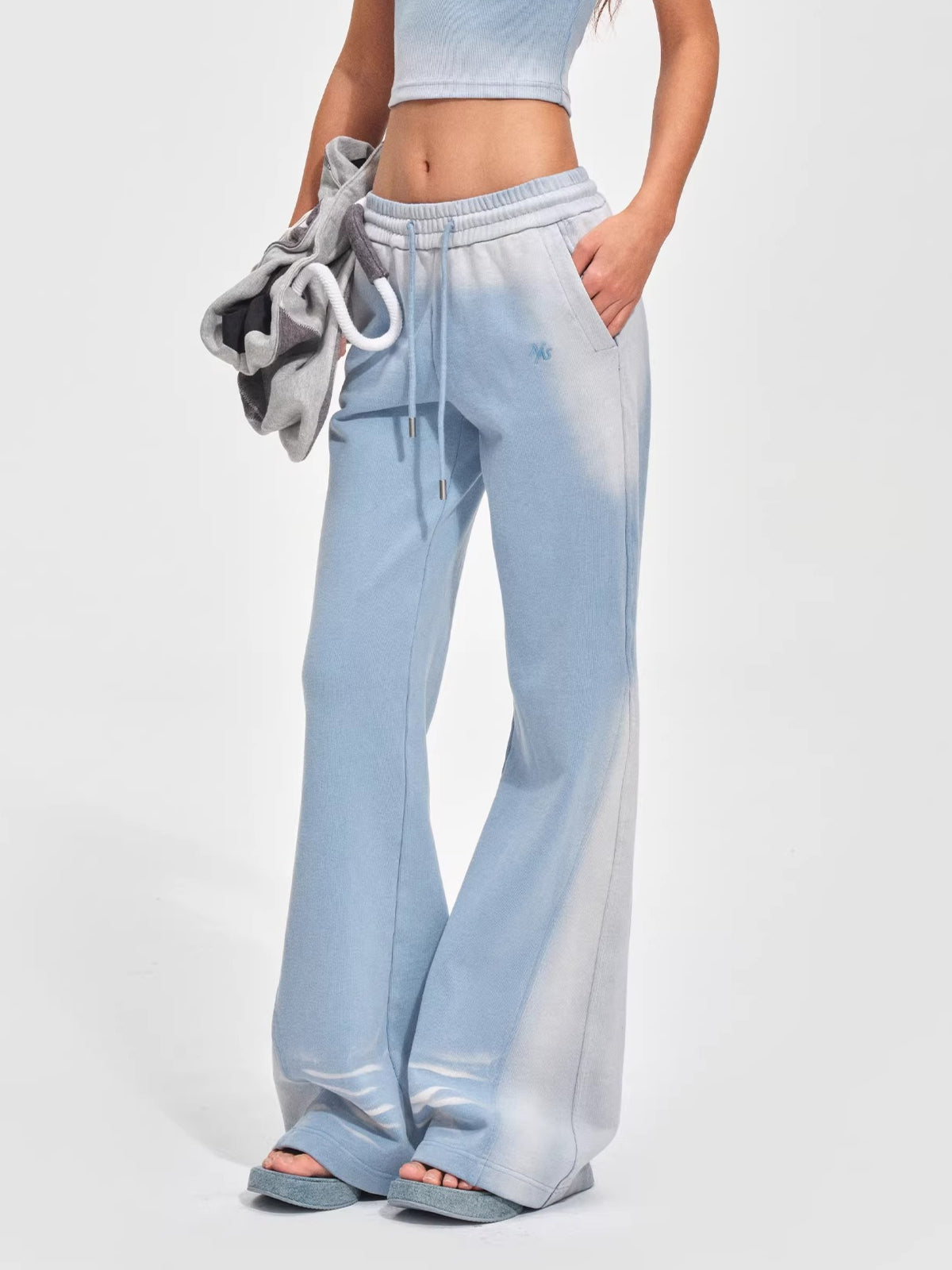 Heavyweight Cotton Micro-Flare Sweatpants